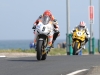 Ian Hutchinson leads Adrian Archibald at the NW200