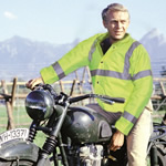 Steve McQueen in high viz