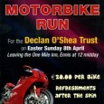 West Coast Motorcycle Club Motorcycle Run in aid of the Declan O’Shea Trust, Easter Sunday, 8th April. Leaving the 1 Mile Inn, Ennis, Co. Clare […]