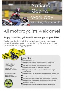 National Ride to Work Day poster image