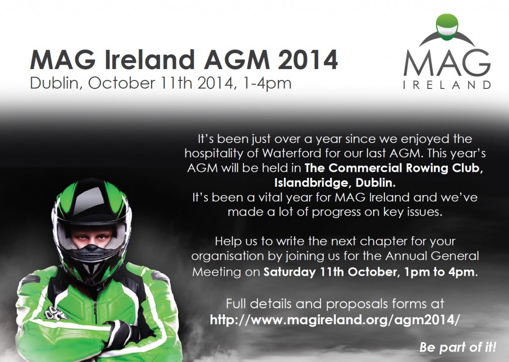 MAG Ireland AGM, Dublin, 11th October 2014