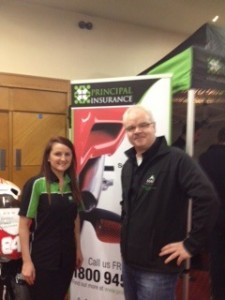  Ally Dixon, Principal Insurance and Victor Donnelly, MAG Ireland at the Cork Motorcycle Show