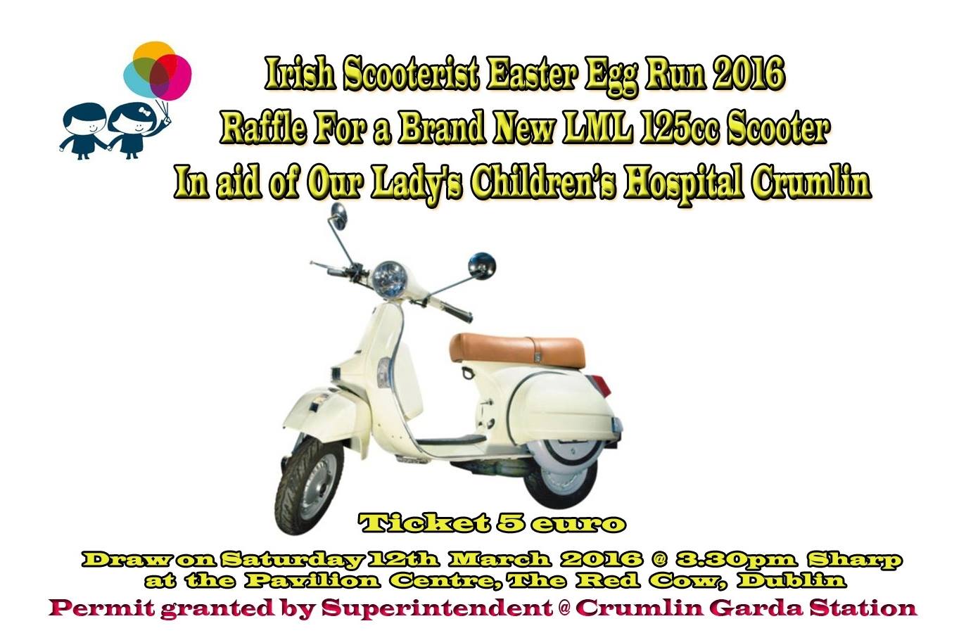 Irish Scooterist Easter Egg Run, 12 March 2016 MAG Ireland